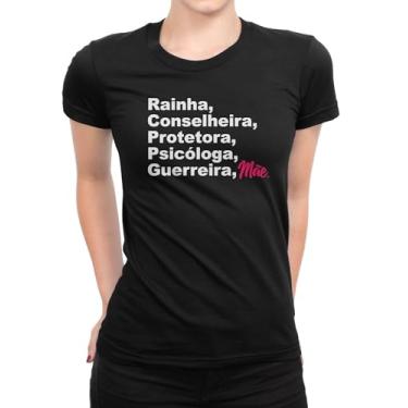 Imagem de Camiseta Feminina Mãe Rainha Conselheira Camisa Unissex Presente Blusinha