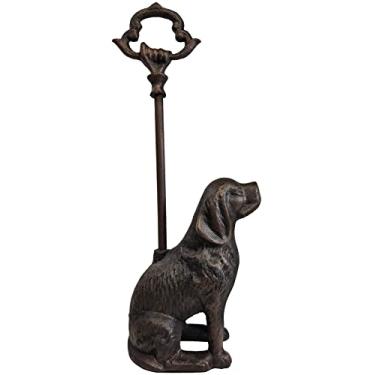 Imagem de LuLu Decor, Batente decorativo de ferro fundido para porta de cachorro com haste
