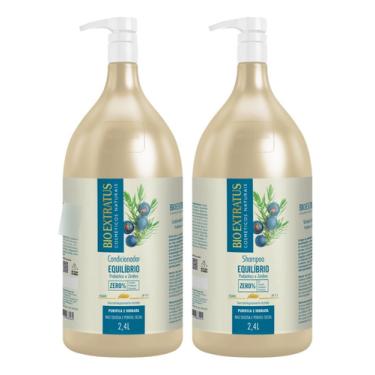 Imagem de Kit Equilíbrio 2,4l Shampoo E Condicionador Bio Extratus