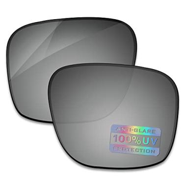 Imagem de Bowyer Lentes de reposição polarizadas para óculos de sol Oakley TwoFace OO9189 - Espelho de titânio
