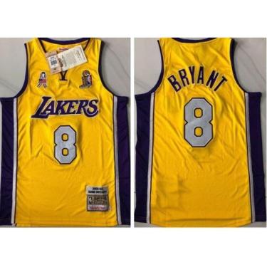 Imagem de Regata NBA Retrô L.A Lakers #8 - Kobe Bryant - Amarela (Ed. Especial)-Masculino