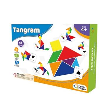 Imagem de Pais & Filhos -Jogo Pedagógico, Tangram, 7 Peças