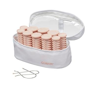 Imagem de Conair Rolos Quentes Compactos De Calor Instantâneo, Perfeito Para O Estilo On-The-Go, 1 Contagem Cor De Rosa 10 Contagens