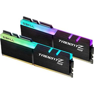 Imagem de G.SKILL Trident Z RGB Series (XMP) DDR4 RAM 64GB (2x32GB) 3200MT/s CL16-18-18-38 1,35V Intel AMD Desktop Computer Memory UDIMM (F4-3200C16D-64GTZR)