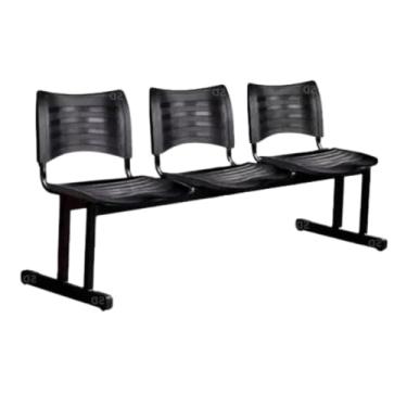 Imagem de HENVIFER, Cadeira Longarina com 3 Lugares P/Salão Escritório empresa