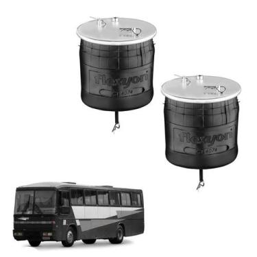 Imagem de Kit Bolsa Ar Suspensao Scania K340 K380 Traseira Completa - Suspentech
