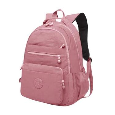 Imagem de Mochila Feminina Multifunção Notebook Tactel Molinho Resistente Imperm