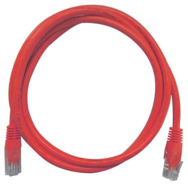 Imagem de Patch Cord Cat6 100% Cobre 1,5m Homologado Anatel - Vermelho - Pier Te