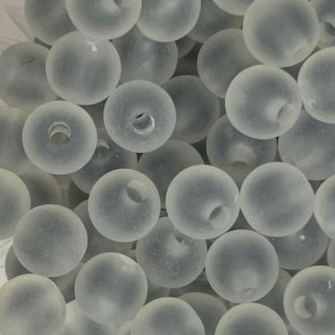 Imagem de Miçanga Bola Fosca 8mm Com Miolo Colorido Candy Para Pulseira Infantil