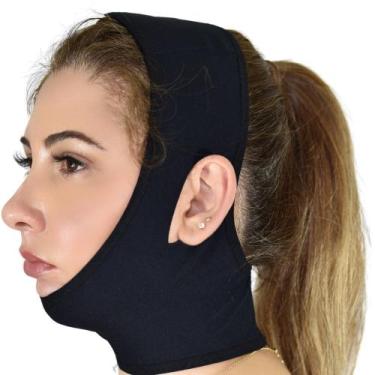 Imagem de Cinta Faixa Facial Pós Cirurgia Papada Bichectomia - Fanáticos Por Cin