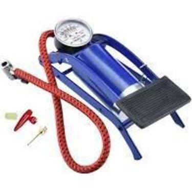 Imagem de Bomba Ar  Manômetro Resistente Alta Pressão Pneu Carro Bike - OEM
