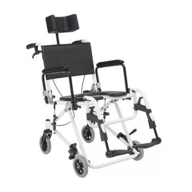 Imagem de Cadeira de Banho Em Alumínio Reclinável H3 Ortobras