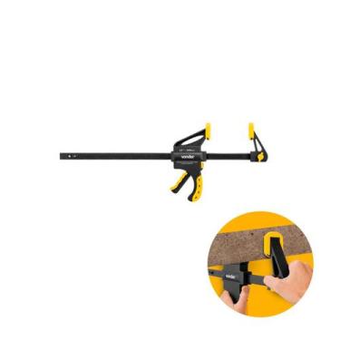 Imagem de Grampo Tipo Sargento Aperto Rápido 609 Mm Ga 624 Vonder