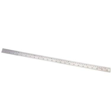 Imagem de Régua Aço Inox 60cm 24 Polegadas Medição Desenho Projeto - Starfer
