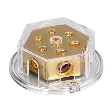 Imagem de Porta-fusível, proteção de isolamento à prova de fogo Bloco de distribuição de energia de 2 em 4 saídas para divisor de áudio de carro