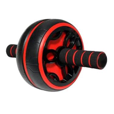 Imagem de Rolo Rodinha Aparelho Para Trincar Abdomen Treino Fitnes Musculação Ab