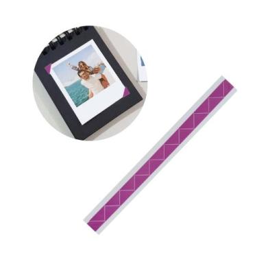 Imagem de Cantoneira Adesiva para Fotos, Albuns e Scrapbook 17 Unidades Uva - TU