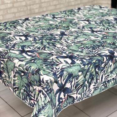 Imagem de Toalha de Mesa Retangular Para 6 Lugares Estampada Jacquard 1,40 x 2,2