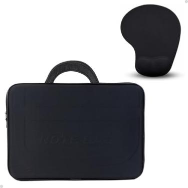 Imagem de Bolsa Para Faculdade Macbook Notebook Mouse Pad Com Apoio Macio (Preto, 13.3")