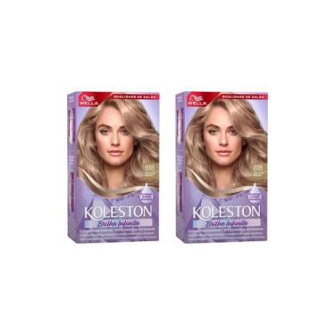 Imagem de Coloraçao Koleston 818 Louro Claro Perola - Kit C/2Un