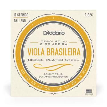 Imagem de Encordoamento Viola Caipira D'Addario EJ82C Afinação em MI - 27360