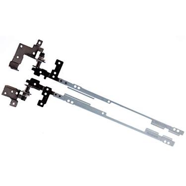 Imagem de Deal4GO Kit de dobradiça LCD esquerda e direita Suporte de dobradiças para Dell Chromebook 11 3120 P22T FBZM8001010 FBZM8002010
