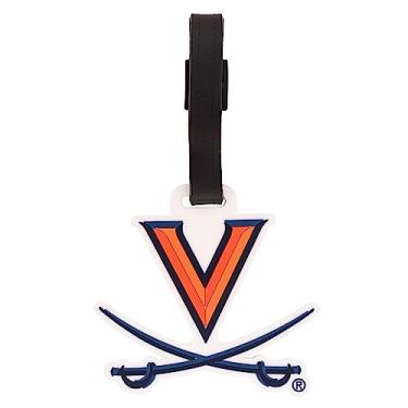 Imagem de Desert Cactus University of Virginia Bagagem Tag Cavaliers UVA Wahoos Tag Bag (Etiqueta de bagagem de PVC - Design A)