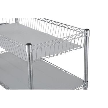 Imagem de Carrinho Chá Em Aço Com 3 Prateleiras Restaurante Hotel - Maxime Utili