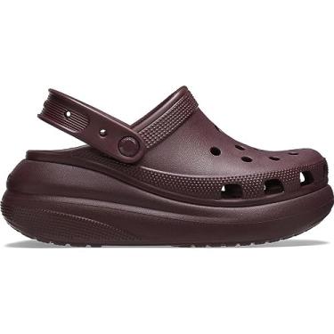 Imagem de Sandália crocs classic crush platform clog dark cherry - 40