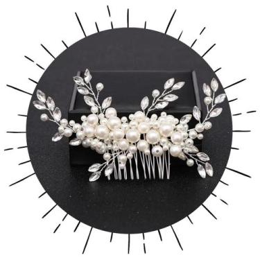 Imagem de Tiara Arranjo Acessório de cabelo Grinalda Festa Noiva Dama - LM, Prat