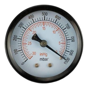Imagem de Vacuômetro Analógico Para Bomba De Vácuo
