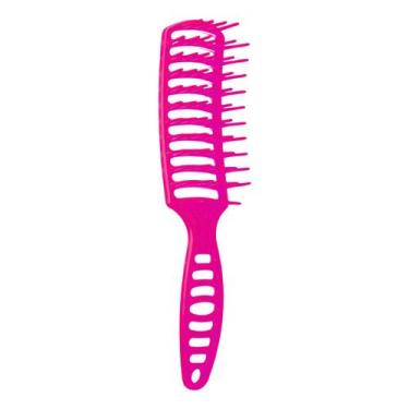 Imagem de Escova De Cabelo Retangular Vazada Linha Pop Color Bonitta, Rosa