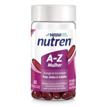 Imagem de Nutren A-Z Mulher 60 Caps Softgel Cabelo pele unhas energia