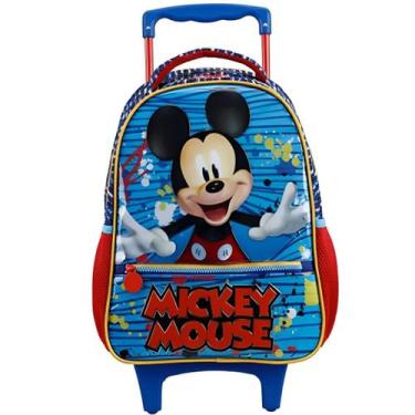 Imagem de Mochila Infantil Escolar Mickey Com Rodas Em Gel 18l Xeryus - Xeryu s