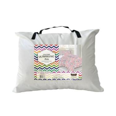 Imagem de Kit Colcha Cobre Leito Solteiro Infantil Feminino 2 Peças Anti Alérgic