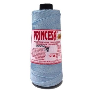 Imagem de Linha Princesa Brilho Prata 500m - Incomfio, 3117 Azul Bebê