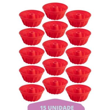 Imagem de Kit 15 Formas Redonda de Silicone Sortida Espiral Sobremesa - QUALITY 