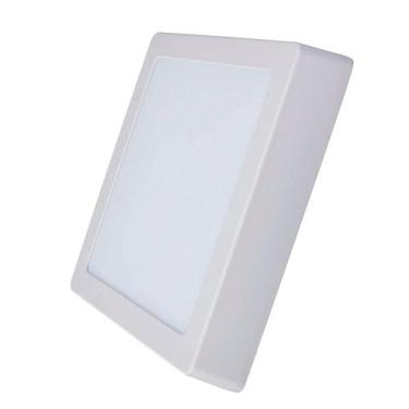 Imagem de Painel LED Avant Pop Sobrepor 12W Bivolt 3000K Amarelo Quadrado