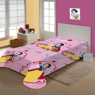 Imagem de Manta Microfibra Soft Branca de Neve Fun Solteiro Jolitex - IND E COM 