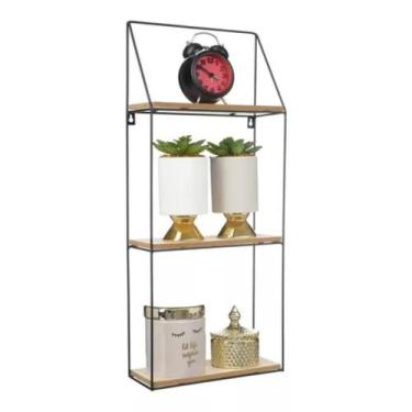 Imagem de Prateleira Decorativa 3 Andares Organizador Sala Quarto 8016 - PGB
