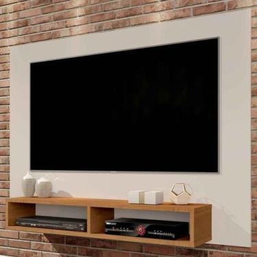 Imagem de Painel Ipanema Para Tv até 45" Off White / Freijó - moveis germai