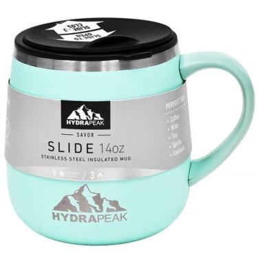 Imagem de Caneca Termica Hydrapeak HP-SLIDE-14-Aqua 414ML Agua