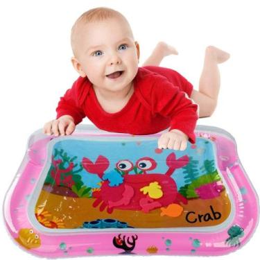 Imagem de Acessório Sensorial para Bebês  Tapete Infantil Inflável Rosa com Este