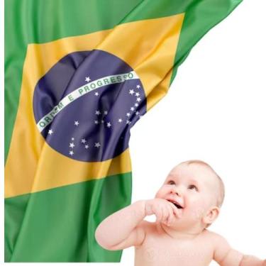 Imagem de Linda Bandeira BBB Brasil Brasileira Grande 1,5 x 0,9m  - WCAN