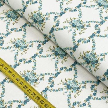 Imagem de Tecido Estampado para Patchwork - Floral Espanha : Floral Madrid Petró