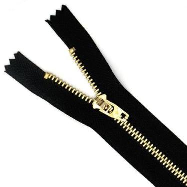 Imagem de Zíper de Metal Nº3 - 6 cm - CÍRCULO, 580 PRETO