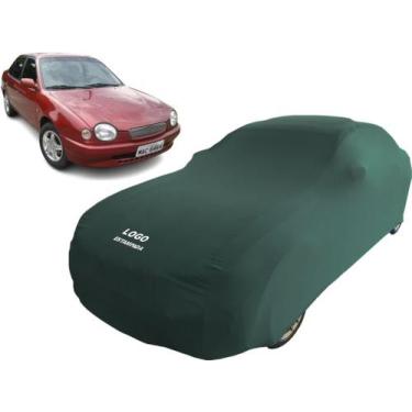 Imagem de Capa Tecido Carro Sedan Corolla Gli Proteção Contra Risco - Mz, Verde
