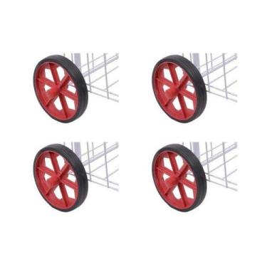 Imagem de Kit C/4 - Roda Para Carrinho De Feira - KAORI