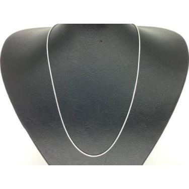 Imagem de Corrente Veneziana Prata 925 Cordão Masculina Feminina 60cm - Micheste