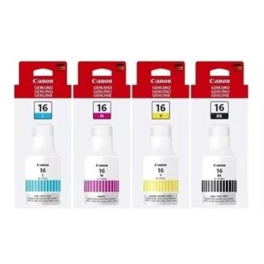 Imagem de kit 04 tintas GI16 Canon Original  Can0n - SPAK